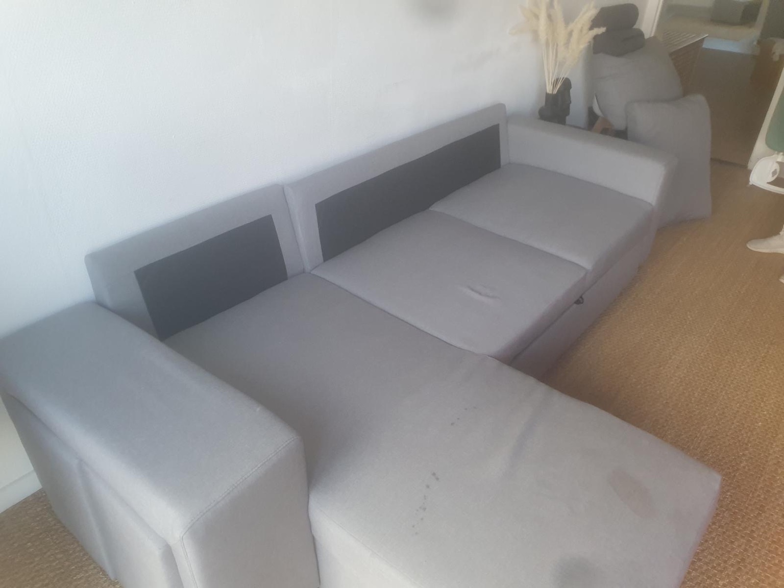 Nettoyage en profondeur de canapé textile